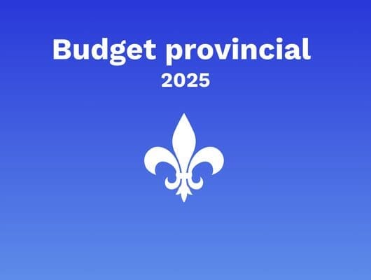 Budget du Québec 2025 – 25 mars 2025